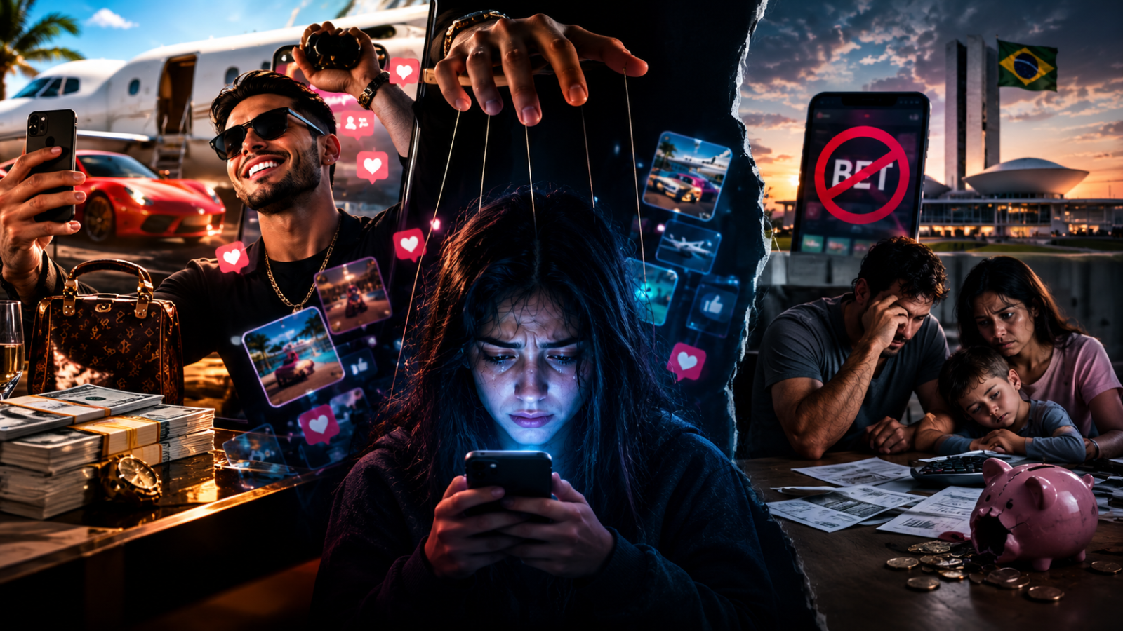 O FIM DO CASSINO DIGITAL E A QUEDA DOS FALSOS DEUSES DA OSTENTAÇÃO
